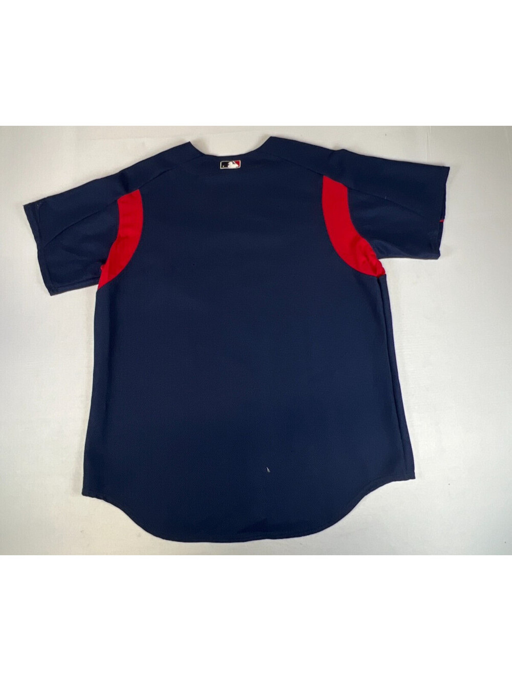 Vintage Majestic MLB Cleveland Indians Authentic Collection Jersey Mens Blue - Picture 2 of 8